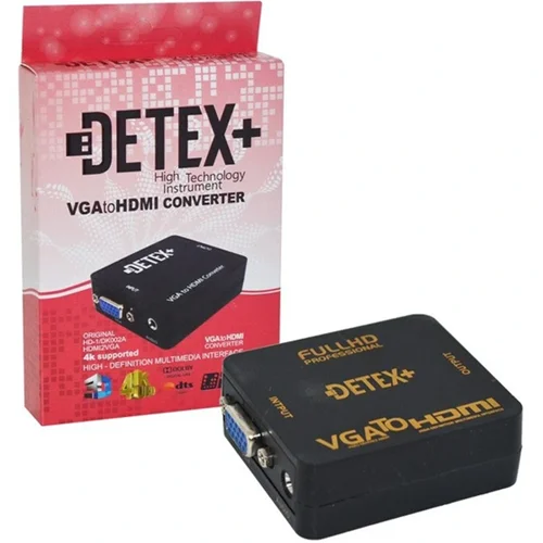 مبدل VGA به HDMI دتکس پلاس مدل 4K